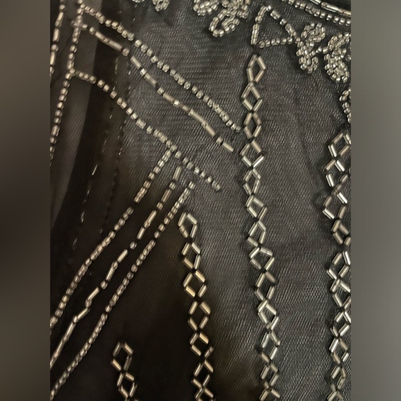 Black mesh beaded tank size L - Picture 5 of 5